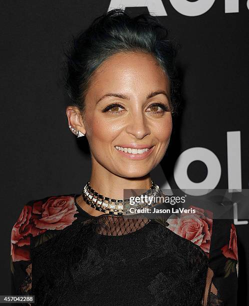 Nicole Richie attends AOL's celebration of the fall premieres of its original programming at Palihouse Holloway on October 9, 2014 in West Hollywood,...