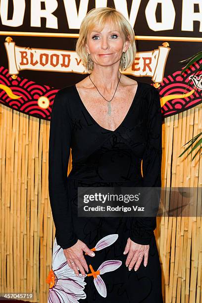 Tina Wesson attends "Survivor: Blood Vs Water" Season Finale at CBS Television City on December 15, 2013 in Los Angeles, California.