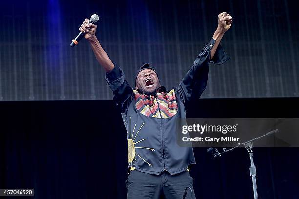 Jimmy Cliff performs during the first day of the second weekend of the Austin City Limits Music Festival at Zilker Park on October 10, 2014 in...