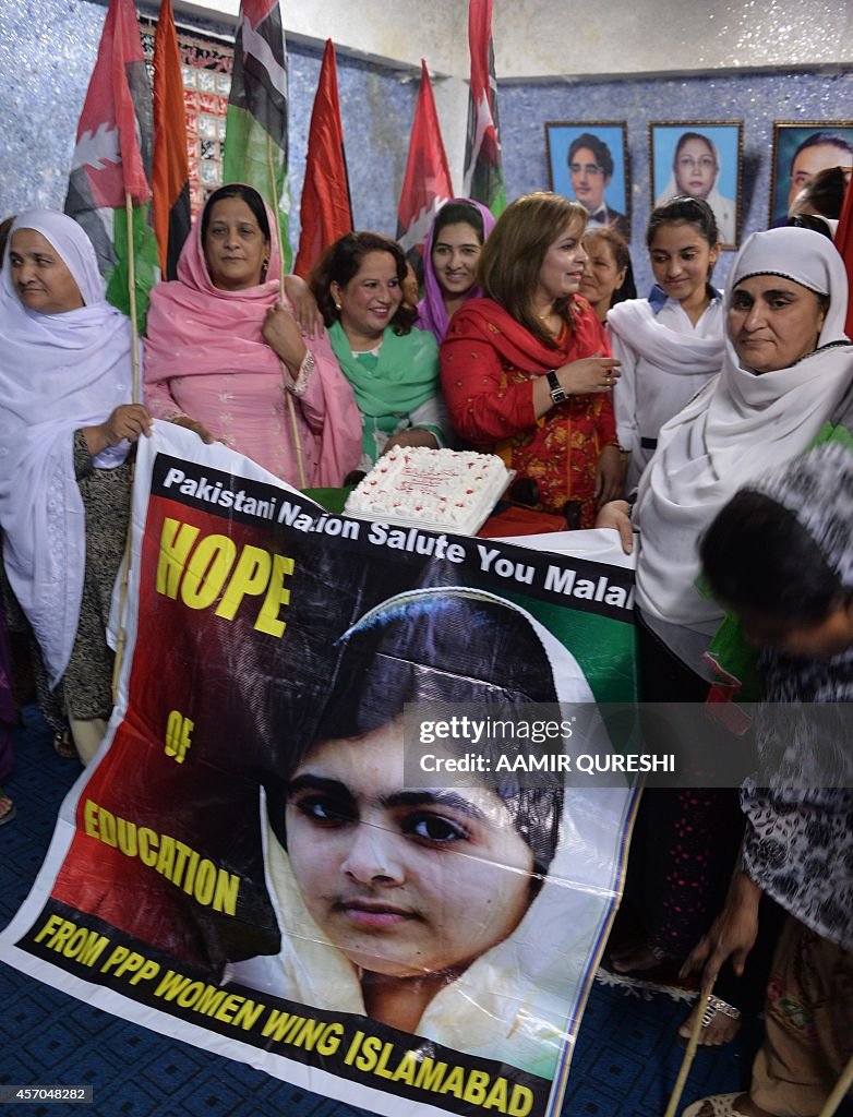 PAKISTAN-NOBEL-PEACE-MALALA