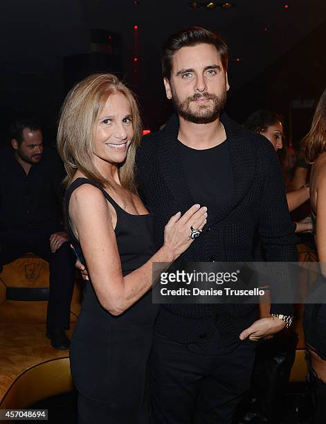 Cici Bussey and Scott Disick attend 1 OAK at the Mirage Hotel and Casino Resort on October 10, 2014 in Las Vegas, Nevada.