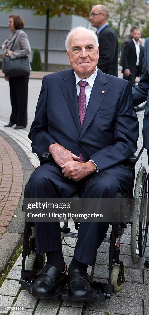 Helmut Kohl, Former Federal Chancellor, At The Frankfurt Book Fair.