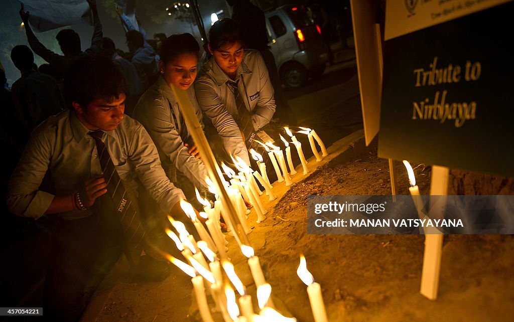 INDIA-RAPE-WOMEN-ASSAULT-ANNIVERSARY