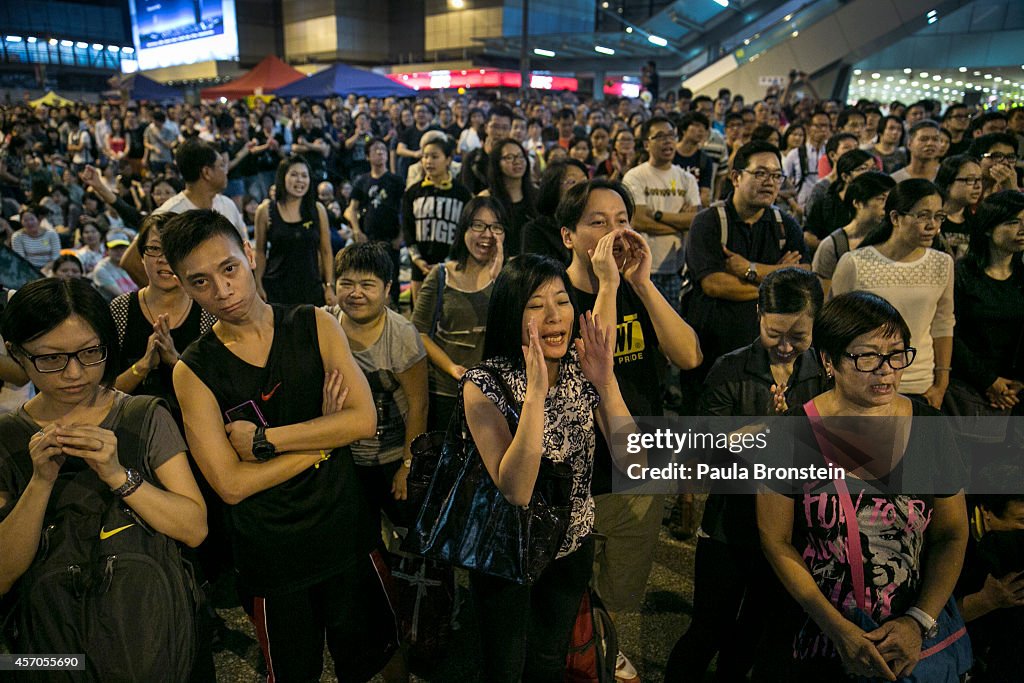 Hong Kong Protest Continues As Negotiations Break Down