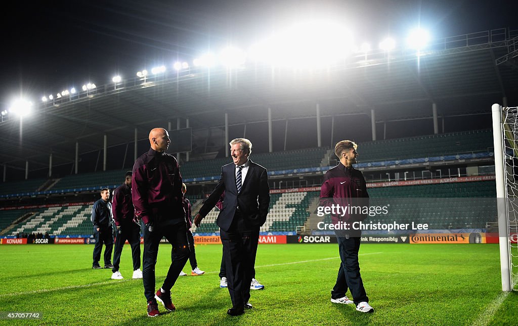 England Training Session And Press Conference