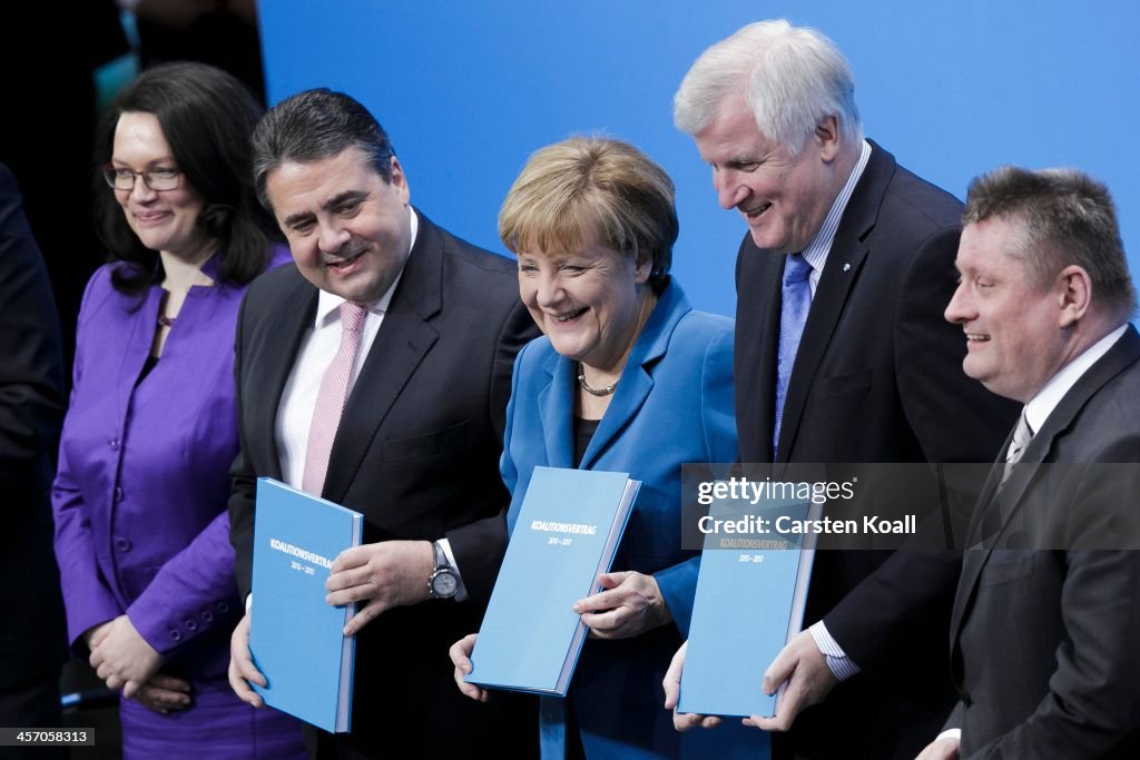 SPD And CDU/CSU Seal New Coalition Government