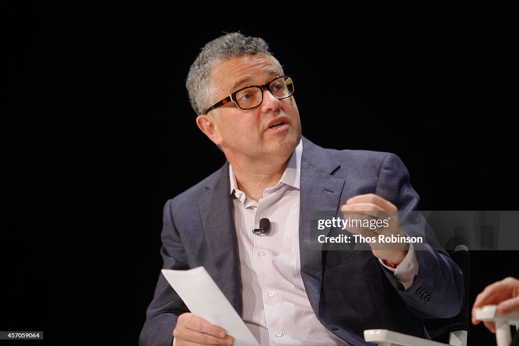 The New Yorker Festival 2014 - Murder They Wrote With David Grann, Lynda La Plante, Scott Turow And Leigh Whannel, Moderated By Jeffrey Toobin