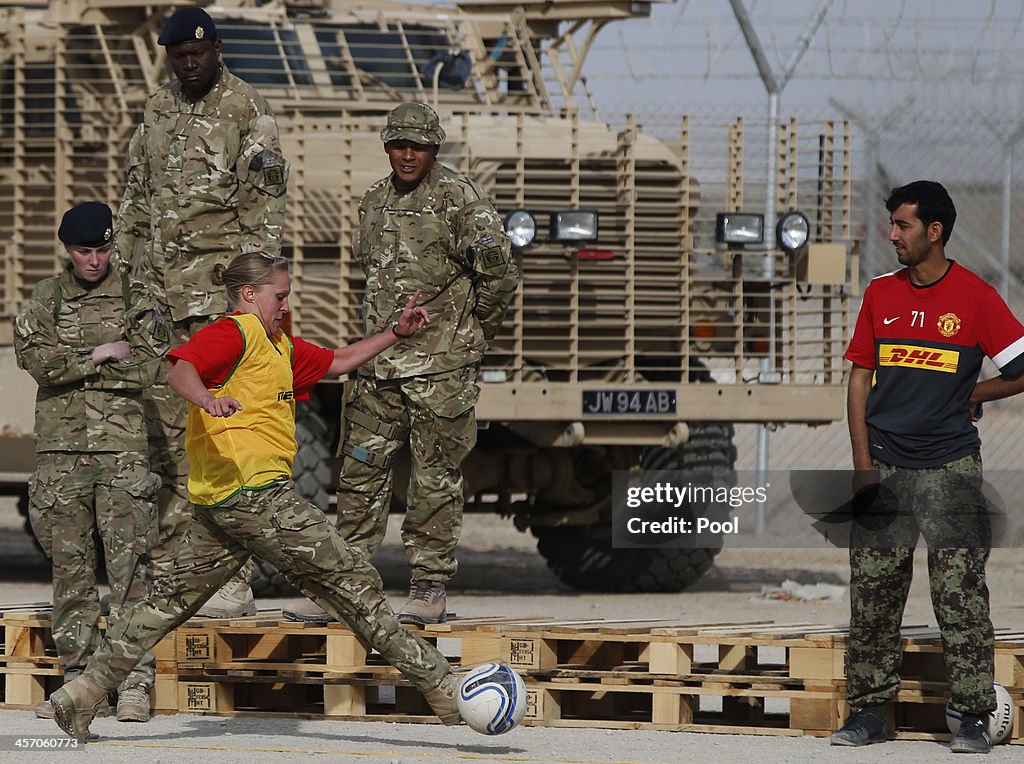 David Cameron Visits Troops In Afghanistan