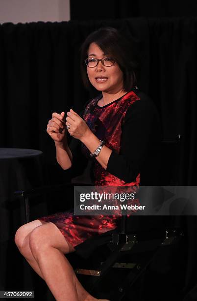 Executive Vice President of Science Programs at The Kavli Foundation Miyoung Chune speaks during the New Yorker Festival 2014 - Map Of Your Brain...