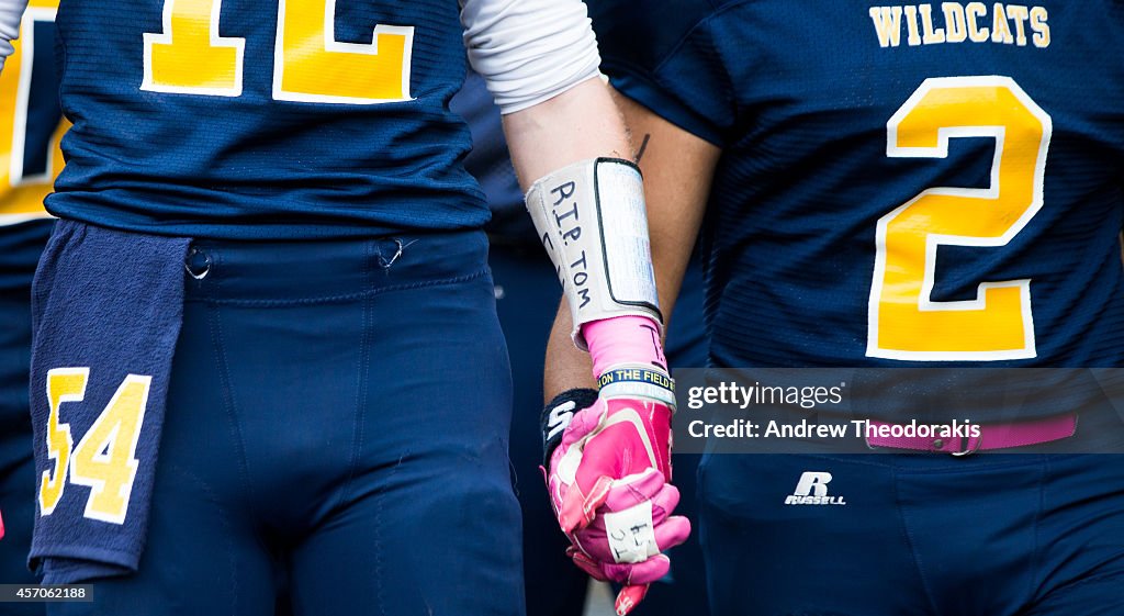 Long Island High School Football Team Plays First Game Since On Field Death Of Teammate