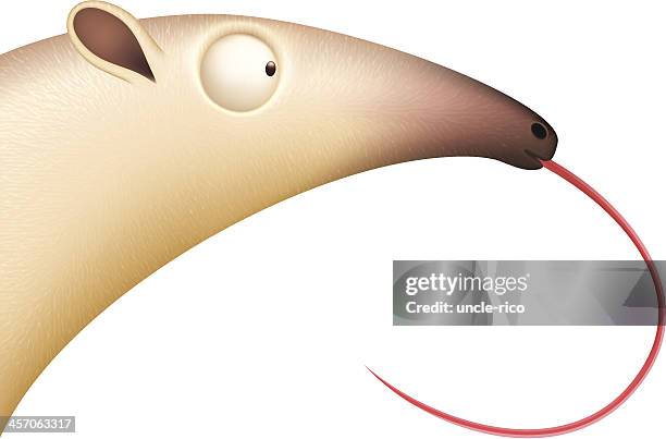 anteater cartoon character - anteater tongue 幅插畫檔、美工圖案、卡通及圖標