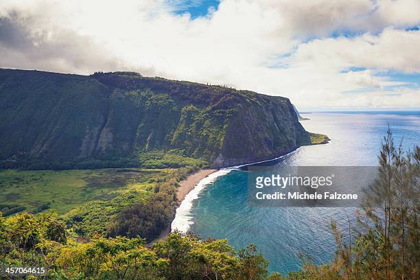 hawaii, waipio valley - waipio valley stock-fotos und bilder