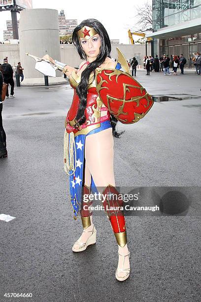 General Atmosphere at 2014 New York Comic Con - Day 3 at Jacob Javitz Center on October 11, 2014 in New York City.