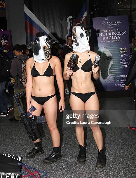 General Atmosphere at 2014 New York Comic Con - Day 3 at Jacob Javitz Center on October 11, 2014 in New York City.