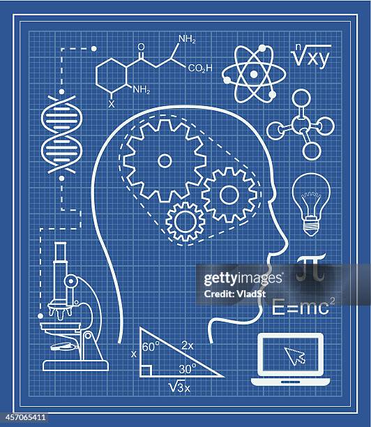 illustrations, cliparts, dessins animés et icônes de la science et l'éducation plan d'architecte - plan darchitecte