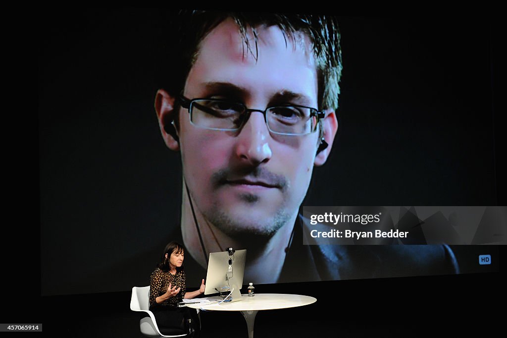 The New Yorker Festival 2014 - Edward Snowden Interviewed by Jane Mayer