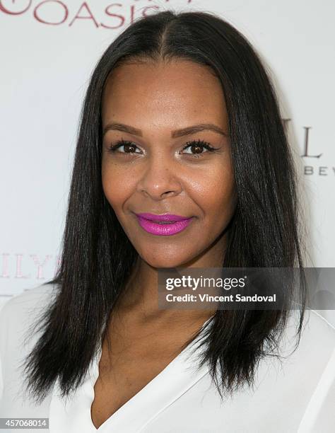 Singer Samantha Mumba attends the Heaven and Earth Oasis Charity fundraiser at Il Cielo on October 11, 2014 in Beverly Hills, California.