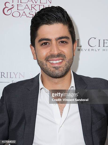 Actor Beejan Land attends the Heaven and Earth Oasis Charity fundraiser at Il Cielo on October 11, 2014 in Beverly Hills, California.