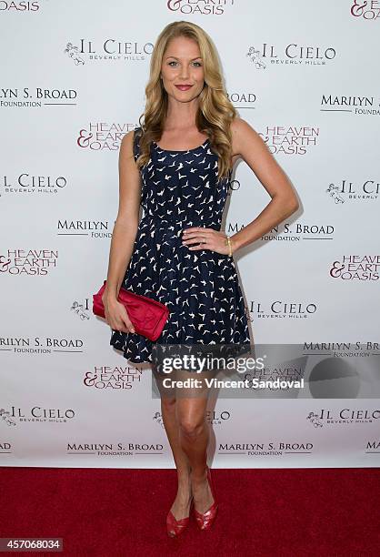 Actress Ellen Hollman attends the Heaven and Earth Oasis Charity fundraiser at Il Cielo on October 11, 2014 in Beverly Hills, California.