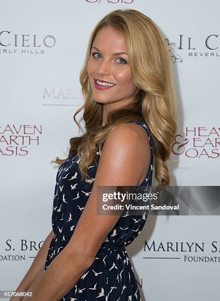 Actress Ellen Hollman attends the Heaven and Earth Oasis Charity fundraiser at Il Cielo on October 11, 2014 in Beverly Hills, California.