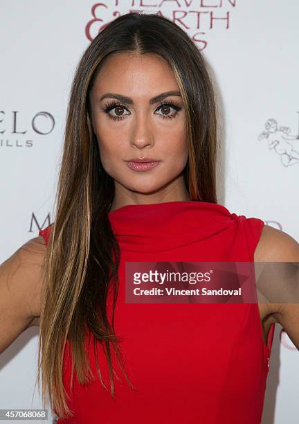 Actress Katie Cleary attends the Heaven and Earth Oasis Charity fundraiser at Il Cielo on October 11, 2014 in Beverly Hills, California.