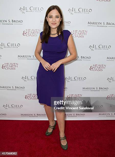 Actress Kate Kelton attends the Heaven and Earth Oasis Charity fundraiser at Il Cielo on October 11, 2014 in Beverly Hills, California.