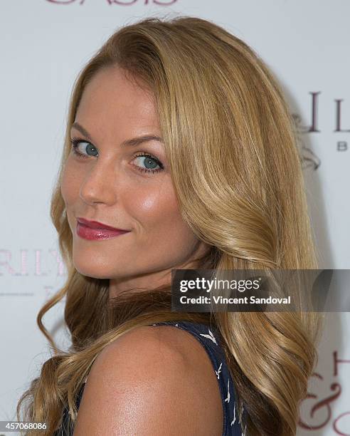 Actress Ellen Hollman attends the Heaven and Earth Oasis Charity fundraiser at Il Cielo on October 11, 2014 in Beverly Hills, California.