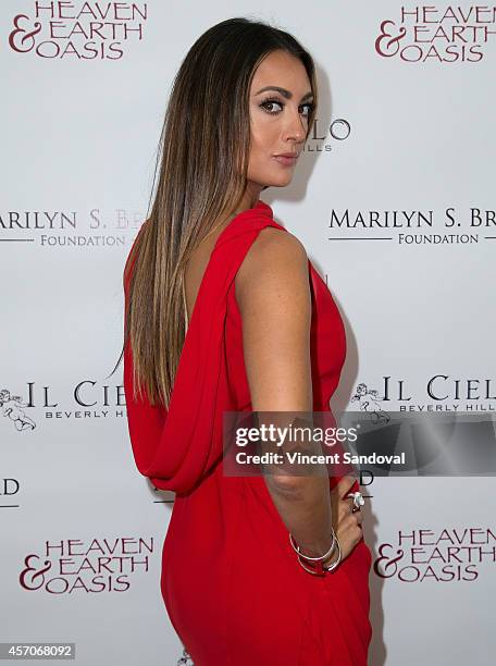 Actress Katie Cleary attends the Heaven and Earth Oasis Charity fundraiser at Il Cielo on October 11, 2014 in Beverly Hills, California.