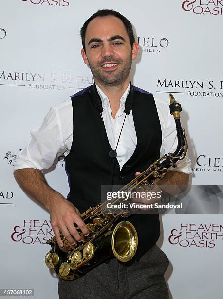 Ed Barker attends the Heaven and Earth Oasis Charity fundraiser at Il Cielo on October 11, 2014 in Beverly Hills, California.