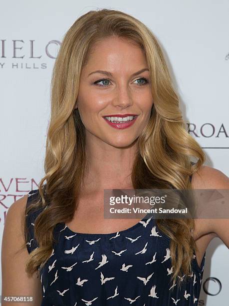 Actress Ellen Hollman attends the Heaven and Earth Oasis Charity fundraiser at Il Cielo on October 11, 2014 in Beverly Hills, California.