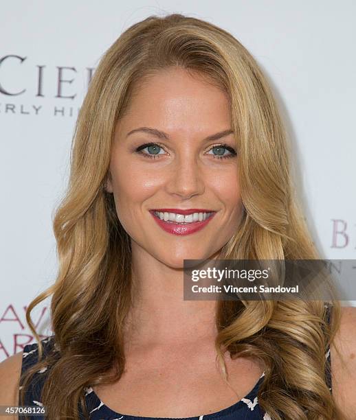 Actress Ellen Hollman attends the Heaven and Earth Oasis Charity fundraiser at Il Cielo on October 11, 2014 in Beverly Hills, California.