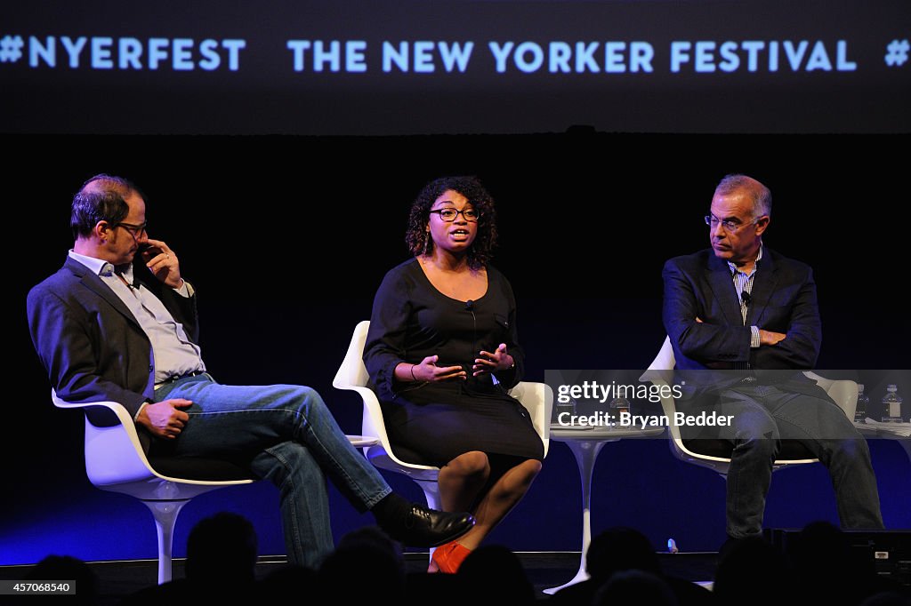 The New Yorker Festival 2014 - Income Inequality With David Brooks, Jacob Hacker, And Nelini Stamp Moderated By George Packer