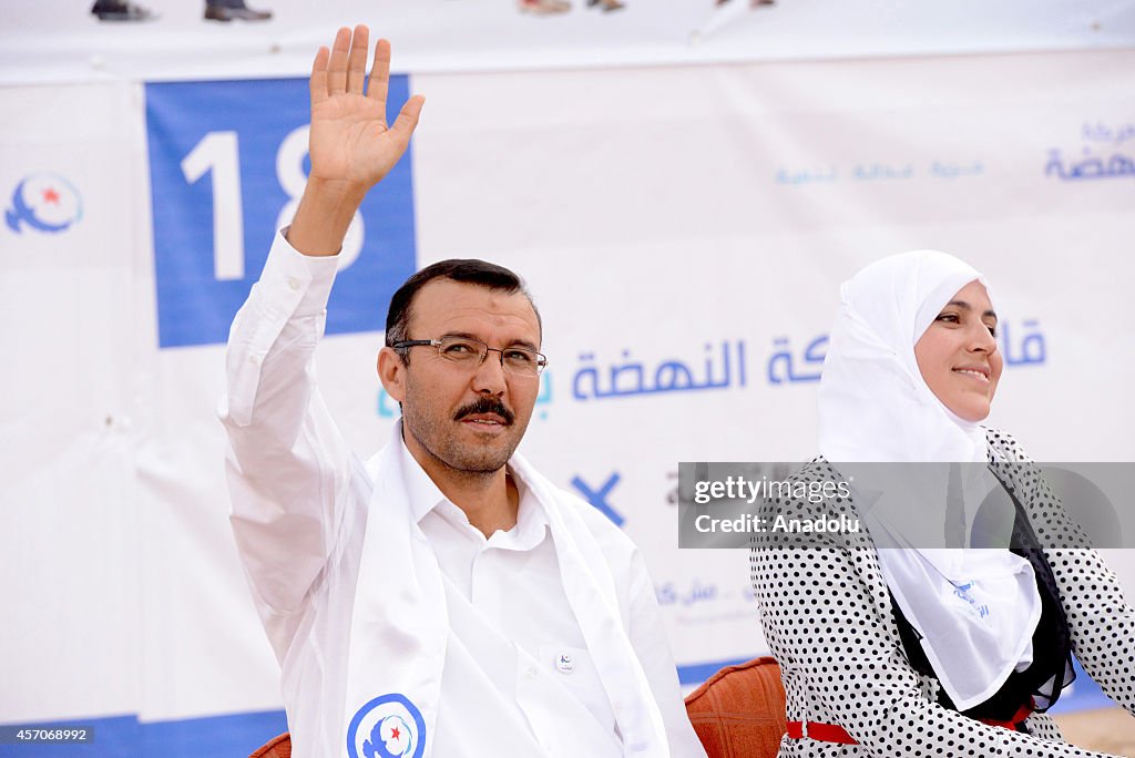 Al-Nahda Party candidates speak ahead of Tunisian parliamentary election