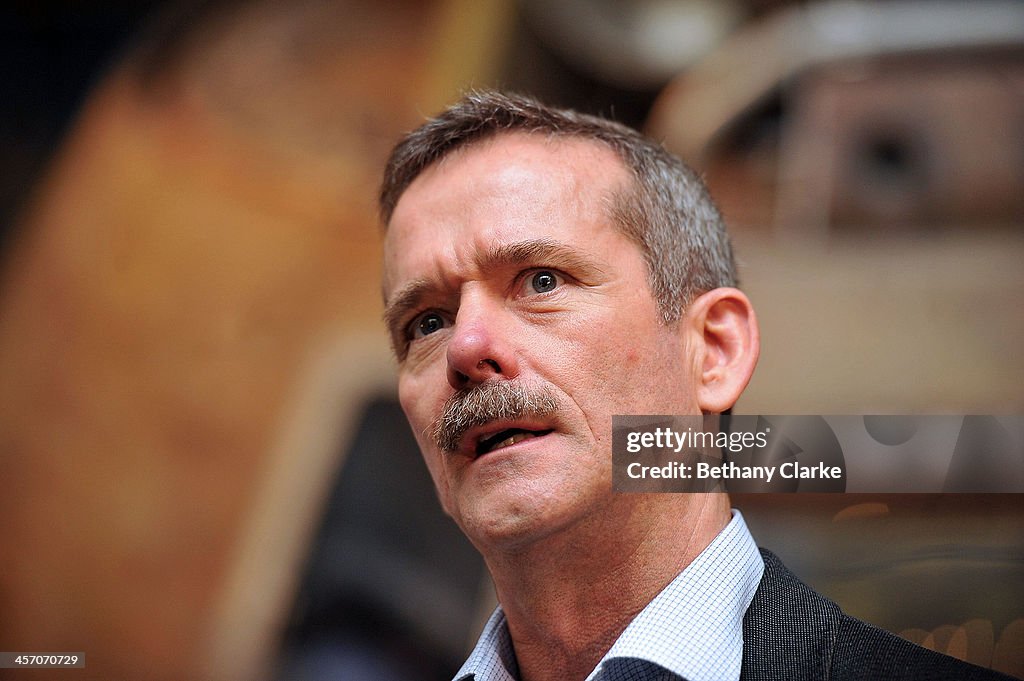 Astronaut Chris Hadfield Visits The Science Museum