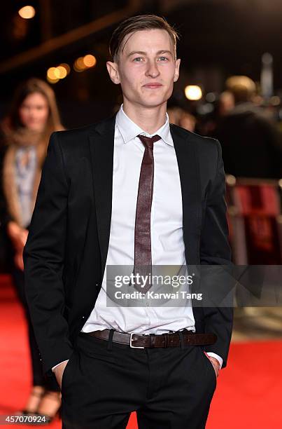 Luke Tittensor attends a screening of "Madame Bovary" during the 58th BFI London Film Festival at Odeon West End on October 11, 2014 in London,...