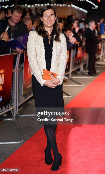 Director Sophie Barthes attends a screening of "Madame Bovary" during the 58th BFI London Film Festival at Odeon West End on October 11, 2014 in...