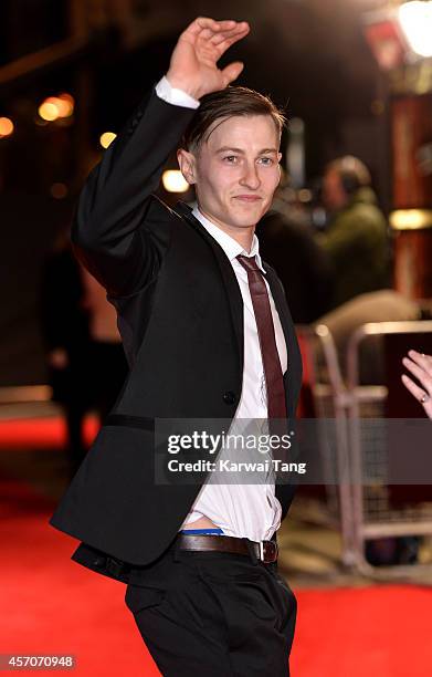 Luke Tittensor attends a screening of "Madame Bovary" during the 58th BFI London Film Festival at Odeon West End on October 11, 2014 in London,...