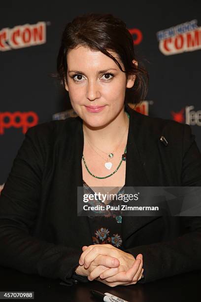 Melanie Lynskey attends the Cartoon Network Super Panel: CN Anything at New York Comic Con 2014 at Jacob Javitz Center on October 11, 2014 in New...