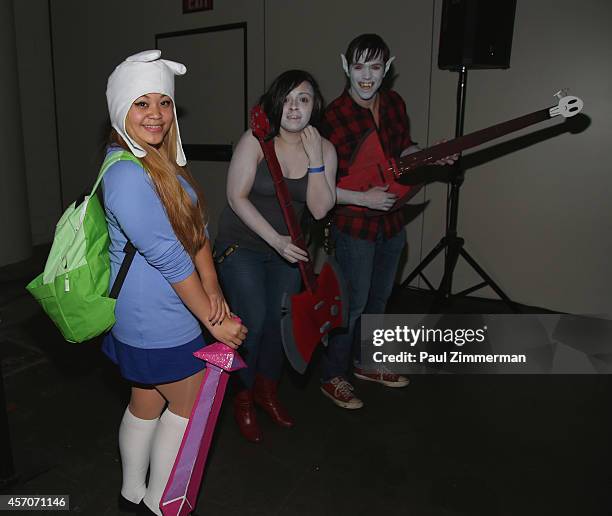 General view of atmosphere at the Cartoon Network Super Panel: CN Anything at New York Comic Con 2014 at Jacob Javitz Center on October 11, 2014 in...