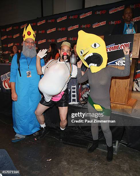 General view of atmosphere at the Cartoon Network Super Panel: CN Anything at New York Comic Con 2014 at Jacob Javitz Center on October 11, 2014 in...