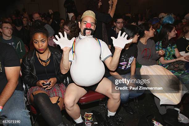 General view of atmosphere at the Cartoon Network Super Panel: CN Anything at New York Comic Con 2014 at Jacob Javitz Center on October 11, 2014 in...