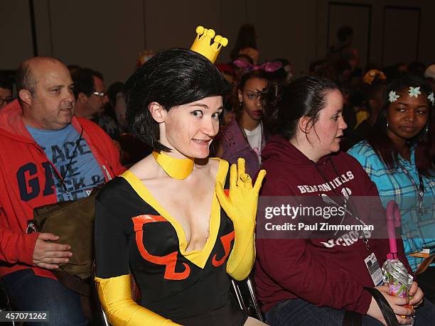 General view of atmosphere at the Cartoon Network Super Panel: CN Anything at New York Comic Con 2014 at Jacob Javitz Center on October 11, 2014 in...