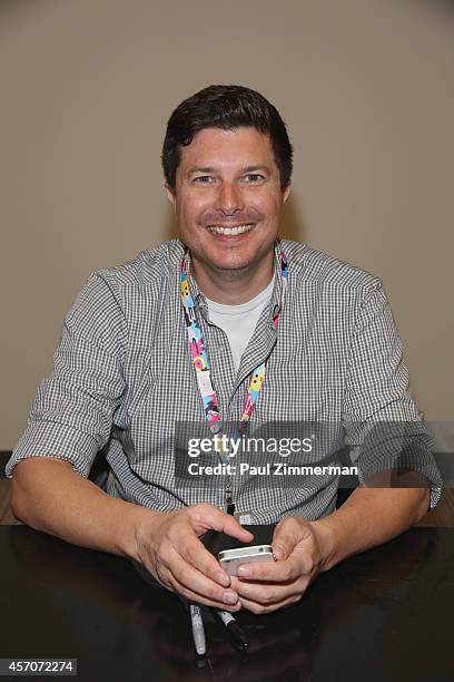 Kent Osborne attends the Cartoon Network Super Panel: CN Anything autograph signing at New York Comic Con 2014 at Jacob Javitz Center on October 11,...