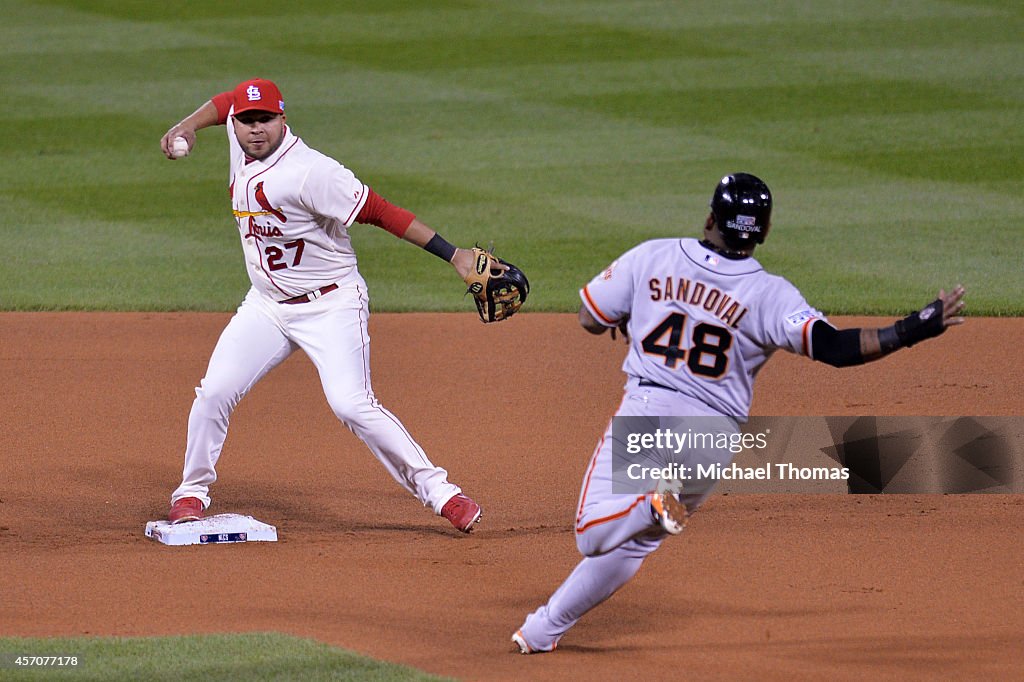 NLCS - San Francisco Giants v St Louis Cardinals - Game One