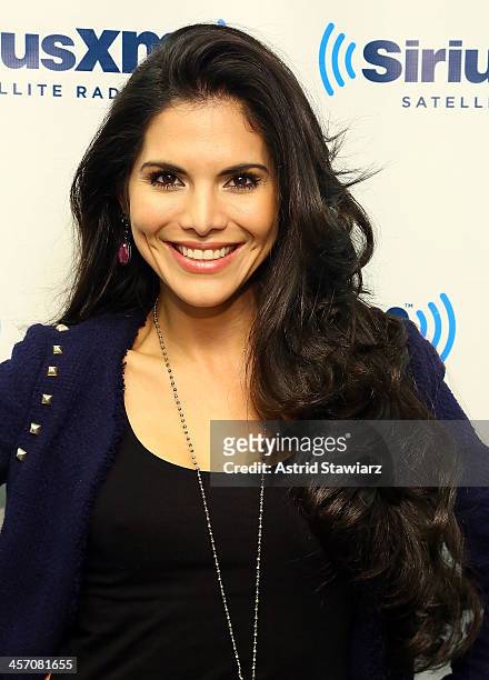 Personality from Real Housewives Of Beverly Hills, Joyce Giraud, visits the SiriusXM Studios on December 16, 2013 in New York City.