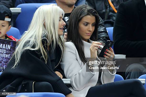 Ludivine Sagna, wife of Bacary Sagna of France attends the international friendly match between France and Portugal at Stade de France on October 11,...