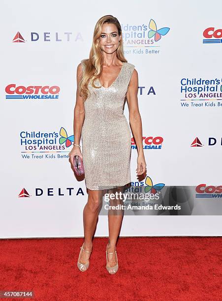 Actress Denise Richards arrives at the Children's Hospital Los Angeles Gala Noche de Ninos at the L.A. Live Event Deck on October 11, 2014 in Los...