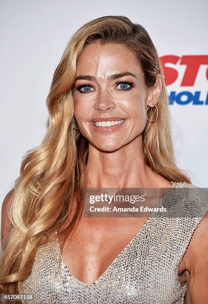 Actress Denise Richards arrives at the Children's Hospital Los Angeles Gala Noche de Ninos at the L.A. Live Event Deck on October 11, 2014 in Los...