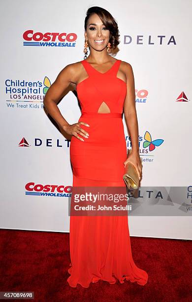 Tv personality Gloria Govan attends the Children's Hospital Los Angeles' Gala: Noche De Ninos at LA Live on October 11, 2014 in Los Angeles,...
