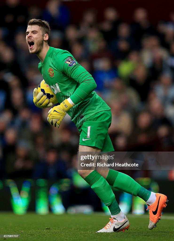 Aston Villa v Manchester United - Premier League